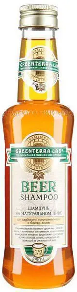 ГРИНТЕРРА ЛАБ шампунь восстан/блеск на натур пиве 284мл (БИОФАРМРУС, РФ)