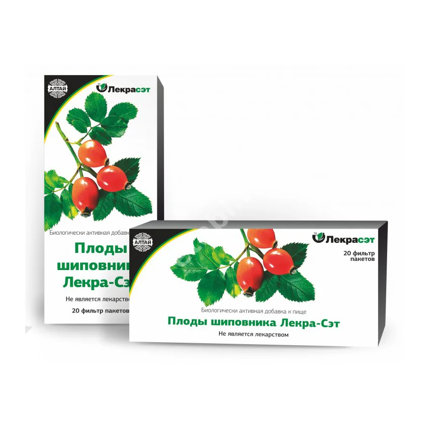 ШИПОВНИКА ПЛОДЫ (фильтр-пак.) 1.5г N20 (Лекра-СЭТ, РФ)