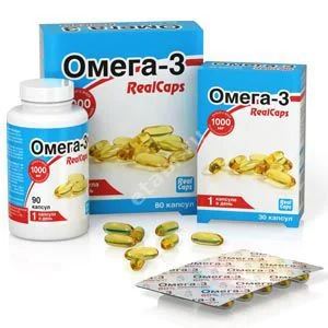 ОМЕГА-3 РеалКапс капс. 1.4г N90+80+30 Промо (РеалКапс, РФ)