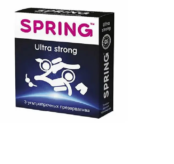 СПРИНГ Ultra Strong презервативы N3 (Донгтай Биомед Индастриал, КИТАЙ)