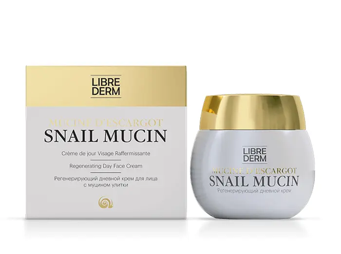 ЛИБРИДЕРМ Муцин улитки крем для лица дневной регенерир 50мл (БИОФАРМРУС, БЕЛАРУСЬ)