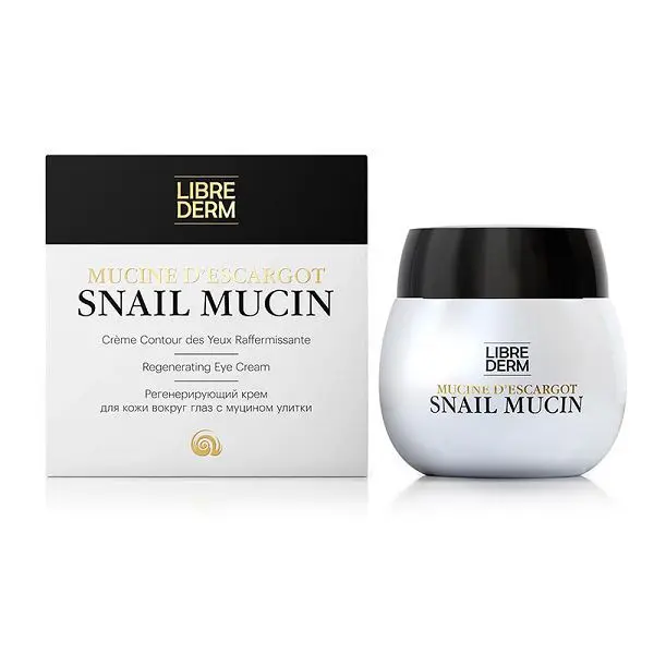 ЛИБРИДЕРМ Муцин улитки крем для кожи вокруг глаз регенерир 35мл (БИОФАРМРУС, БЕЛАРУСЬ)