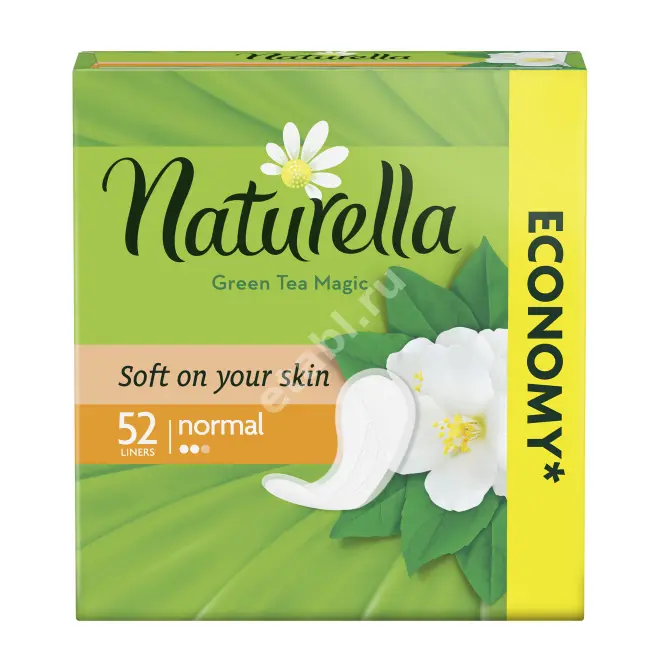 НАТУРЕЛЛА прокладки ежедневные Нормал N52 Зеленый чай (ПРОКТЕР & ГЕМБЛ , УКРАИНА)