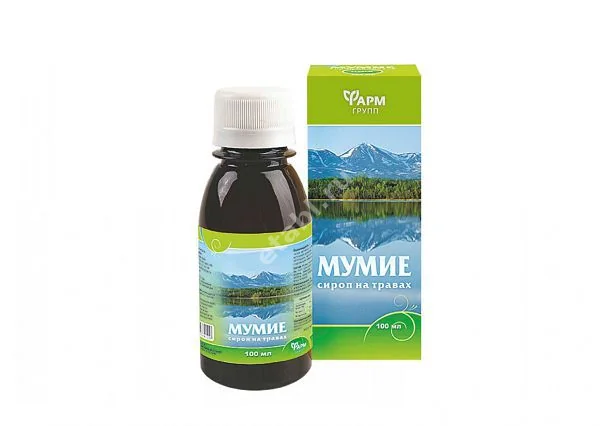 МУМИЕ сироп (фл.) 100мл N1 на травах (Алтай-фарм ООО/Фармгрупп, РФ)