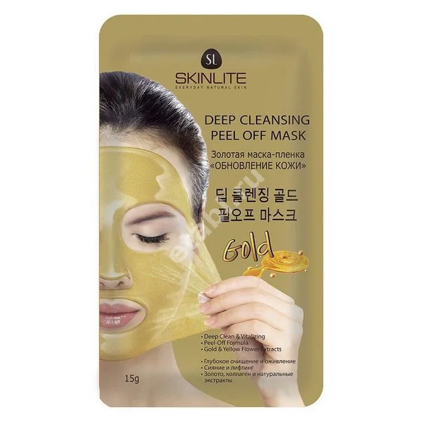 СКИНЛАЙТ (SKINLITE) маска-пленка для лица обновление 15г Золото (Эдвин Корея Корпорэйшн, РЕСПУБЛИКА КОРЕЯ)