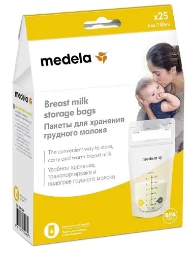 МЕДЕЛА пакеты д/хранения грудного молока N25 (Медела, ШВЕЙЦАРИЯ)