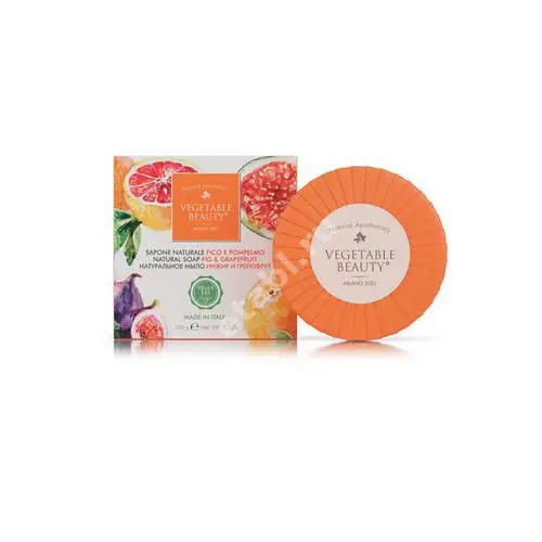 ВЕДЖЕТЕБЛ БЬЮТИ (VEGETABLE BEAUTY) мыло 100г Инжир и грейпфрут (БИОФАРМРУС, ИТАЛИЯ)
