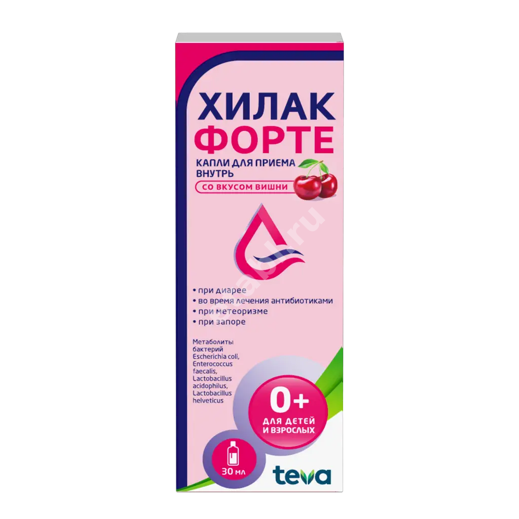 ХИЛАК ФОРТЕ капли внутр. 30мл N1 Вишня (ТЕВА, ГЕРМАНИЯ)