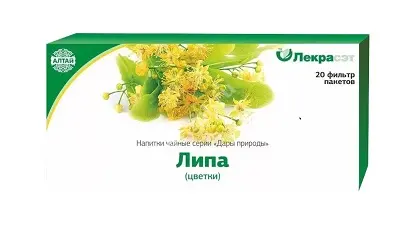 ЛИПЫ ЦВЕТКИ сырье (фильтр-пак.) 1.5г N20 (Лекра-СЭТ, РФ)