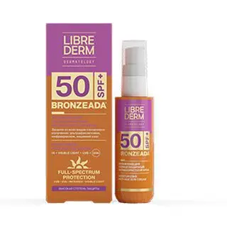 ЛИБРИДЕРМ Бронзиада крем солнцезащит SPF50 Anti-age 50мл (БИОФАРМРУС, РФ)