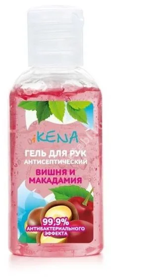 ИКЕНА гель для рук антибактер. Вишня/Макадамия 60мл (Арома Пром, РФ)