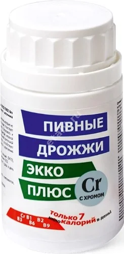 ДРОЖЖИ ПИВНЫЕ Хром табл. N100 (Экко Плюс, РФ)