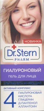 ДОКТОР ШТЕРН (DR. STERN) гель для лица гиалуроновый ультраувлажн 75мл Аллантоин/Д-Пантенол (Зеленая Дубрава, РФ)