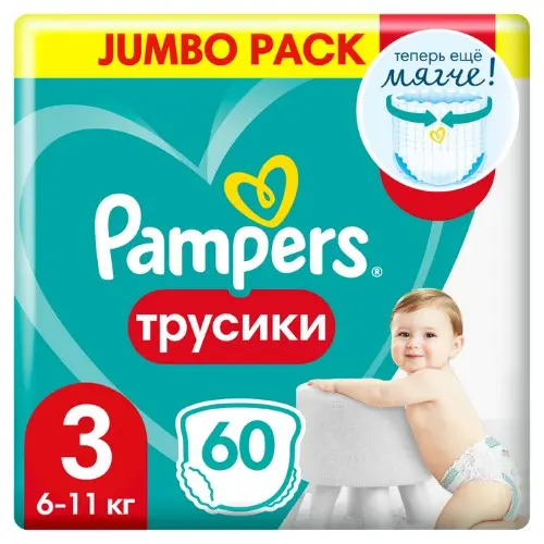 ПАМПЕРС подгузники детские Premium Care 4-7кг р.миди 3 N52 (ПРОКТЕР & ГЕМБЛ , РФ)