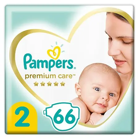 ПАМПЕРС подгузники детские Premium Care 4-8кг р.мини 2 N66 (ПРОКТЕР & ГЕМБЛ , РФ)