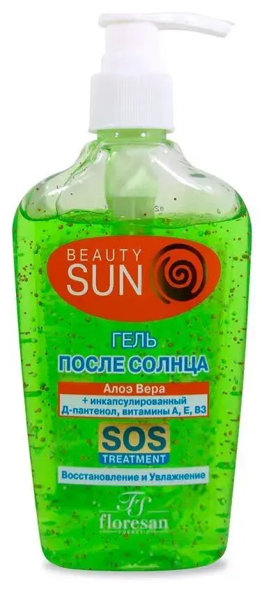 ФЛОРЕСАН Алоэ Вера гель от ожогов после солнца (Ф226) 220мл (Флоресан, РФ)