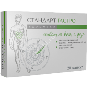 СТАНДАРТ ЗДОРОВЬЯ ГАСТРО капс. N20 (Тульская Ф.Ф., РФ)