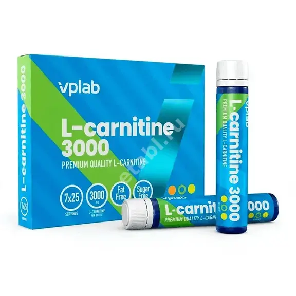 L-КАРНИТИН ВПЛаб (VPLab) жидк. (фл.) 3 000мг - 25мл N7 Цитрус (ВП Лаборатори, ВЕЛИКОБРИТАНИЯ)