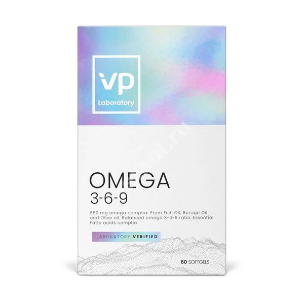 ОМЕГА-3.6.9 ВПЛаб (VPLab) капс. N60 (ВП Лаборатори, ВЕЛИКОБРИТАНИЯ)