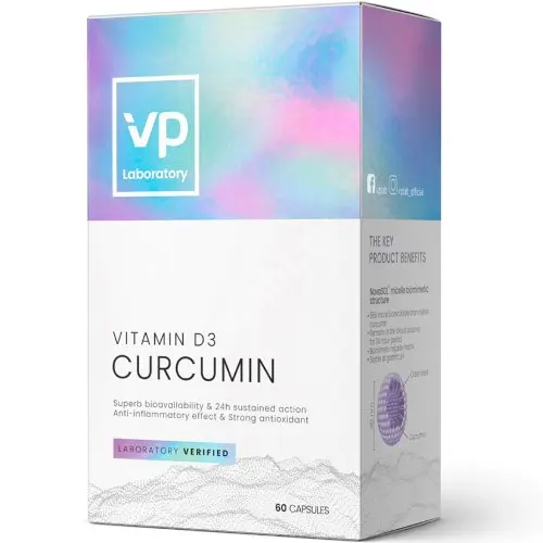 КУРКУМИН+ВИТАМИН Д3 ВПЛаб (VPLab) капс. N60 (ВП Лаборатори, ВЕЛИКОБРИТАНИЯ)