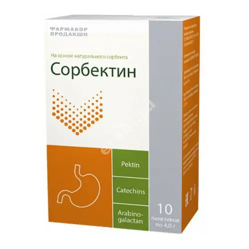 СОРБЕКТИН 18+ пор. д/р-ра внутр. 4г N10 (ФАРМАКОР, РФ)