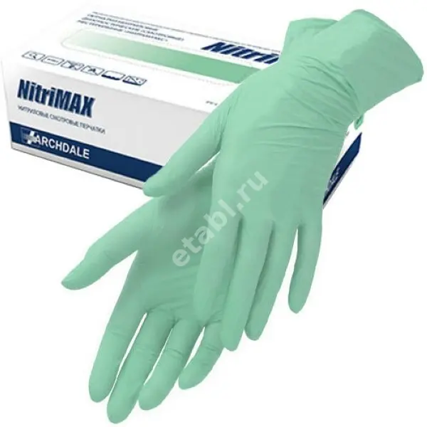 ПЕРЧАТКИ МЕДИЦИНСКИЕ нестер. нитрил. р.M (кор.) (1пара) N2 (Топ Глов, МАЛАЙЗИЯ)
