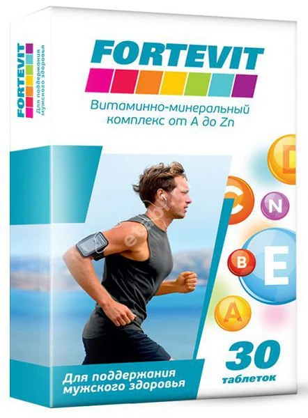 ВМК А-Zn Фортевит для мужчин табл. N30 (ВнешторгФарма, РФ)