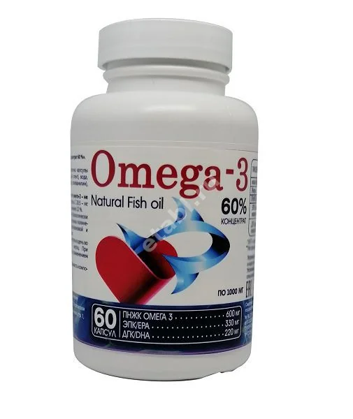 ОМЕГА-3 60% концентрат капс. 1г N60 (РеалКапс, РФ)