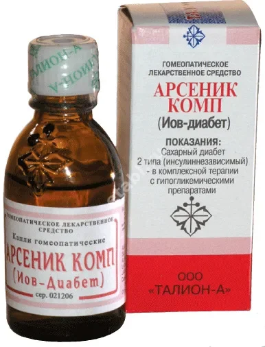 АРСЕНИК КОМП капли внутр. гомеопат. (фл.-кап.) 25мл N1 (Талион-А, РФ)