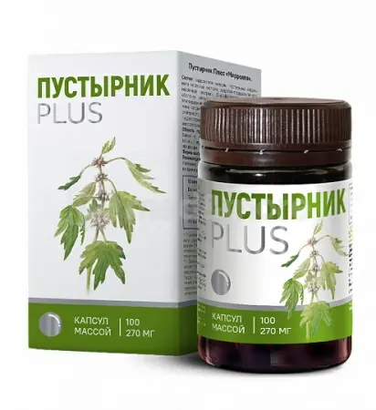 ПУСТЫРНИК ПЛЮС капс. 0.27г N100 (МИРРОЛЛА, РФ)