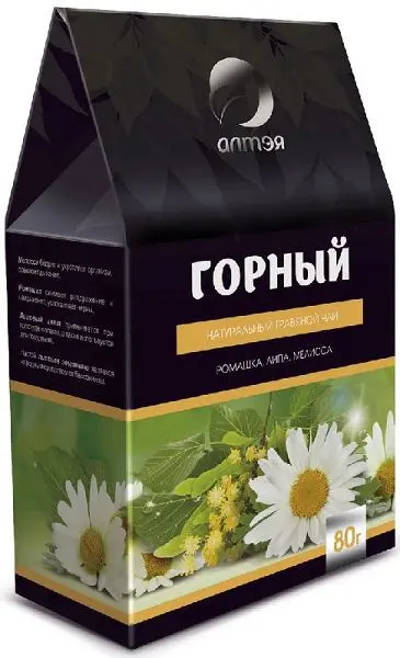 АЛТЭЯ Горный чай травяной 80г Ромашка/Липа/Мелисса (Алтэя, РФ)