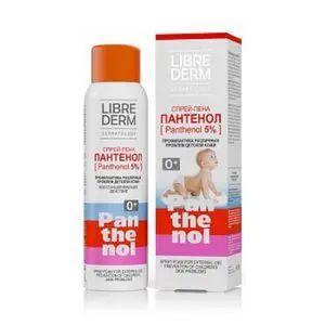 ЛИБРИДЕРМ Пантенол спрей-пена 5% детская - 58г (БИОФАРМРУС, ТУРЦИЯ)