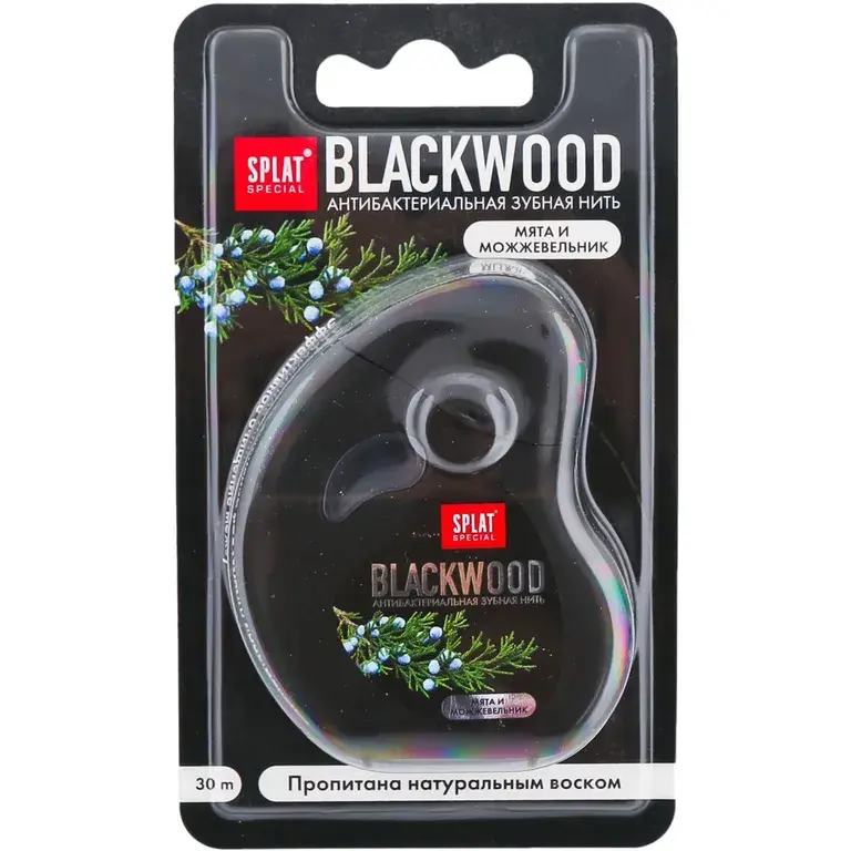 СПЛАТ зубная нить Special Blackwood 30м (СПЛАТ, РФ)