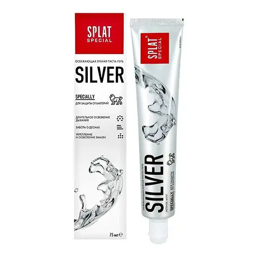 СПЛАТ Special зубная паста Silver 75мл (СПЛАТ, РФ)