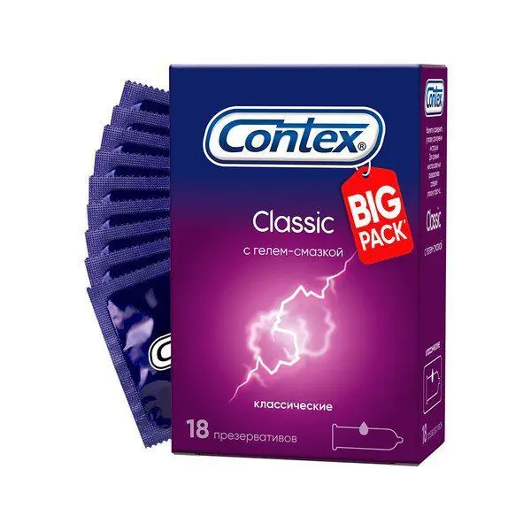КОНТЕКС (CONTEX) Classic презервативы N18 Классические (РЕКИТТ БЕНКИЗЕР, ТАИЛАНД/ВЕЛИКОБРИТАНИЯ)