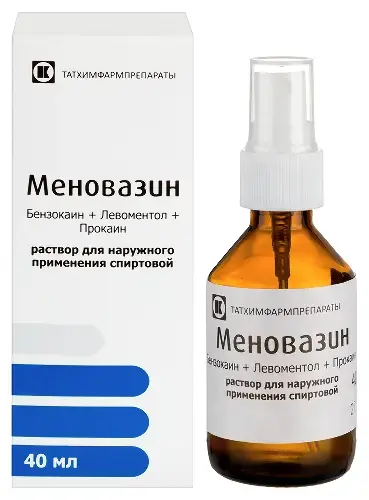 МЕНОВАЗИН жидк. (фл.) 40мл N1 (Татхимфармпрепараты, РФ)