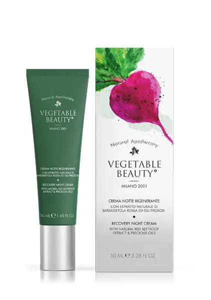 ВЕДЖЕТЕБЛ БЬЮТИ (VEGETABLE BEAUTY) крем для лица ночной восстанавливающий 50мл Свекла/масла (БИОФАРМРУС, ИТАЛИЯ)