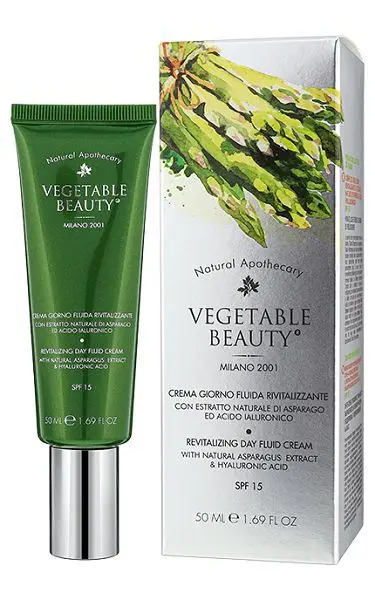ВЕДЖЕТЕБЛ БЬЮТИ (VEGETABLE BEAUTY) крем-флюид для лица ревитализир дневной 50мл Спаржа/гиалуроновая к-та SPF15 (БИОФАРМРУС, ИТАЛИЯ)