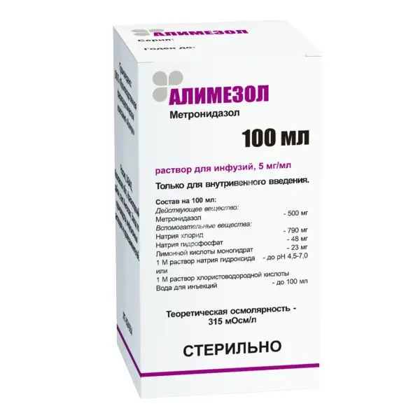 АЛИМЕЗОЛ р-р д/инф. 5мг/мл - 100мл N1 (БИННОФАРМ, РФ)