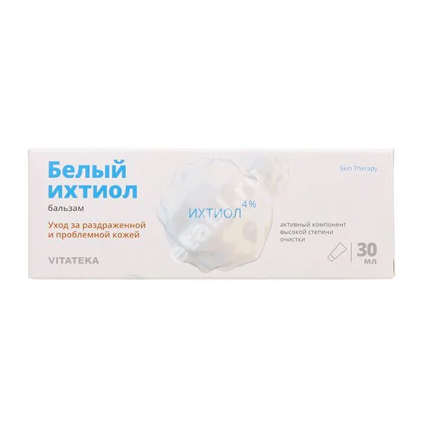 БЕЛЫЙ ИХТИОЛ Витатека бальзам д/раздраж/пробл кожи 4% - 30мл (ПРОТЕК, ГЕРМАНИЯ)