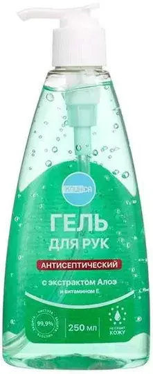 АНТИСЕПТИК ДЛЯ РУК гель спирт 70% 250мл (Химсинтез НПО, РФ)