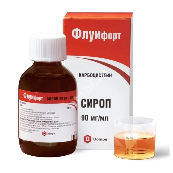 ФЛУИФОРТ сироп (фл.) 90мг/мл - 100мл N1 (СИ ЭС СИ, ИТАЛИЯ)