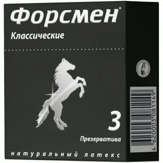ФОРСМЕН презервативы классические гладкие N3 (Клевер, РФ)
