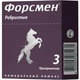 ФОРСМЕН презервативы классические ребристые N3 (Клевер, РФ)