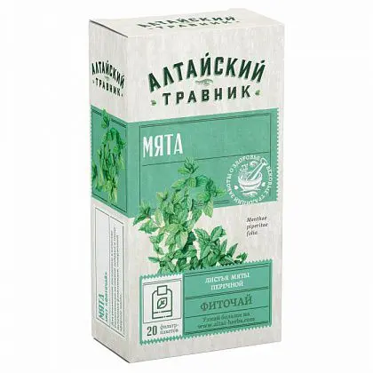 МЯТЫ ПЕРЕЧНОЙ ЛИСТЬЯ фиточай (фильтр-пак.) 1.5г N20 (ГРИН САЙД, РФ)