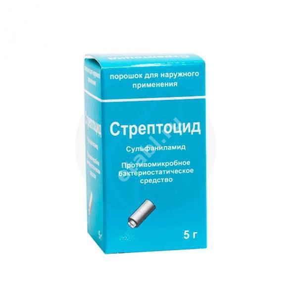 СТРЕПТОЦИД пор. д/наружн. прим. 5г N1 (Лекарь, РФ)