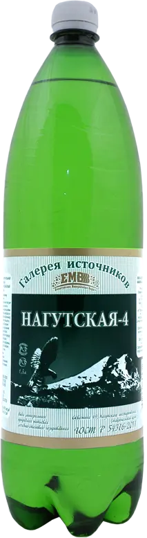 ВОДА МИНЕРАЛЬНАЯ Нагутская N4 (бут. п/э) 1.5л (Элита-Минерал, РФ)