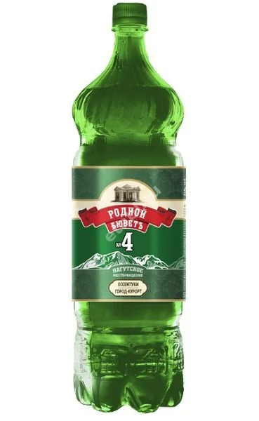 ВОДА МИНЕРАЛЬНАЯ Родной бювет N4 (бут. п/э) 1.5л (Старый Источник, РФ)