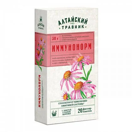 АЛТАЙСКИЙ ТРАВНИК Иммунонорм (фильтр-пак.) 1.5г - 2г N20 (Грин Сайд, РФ)