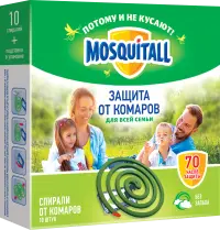 МОСКИТОЛ Защита для всей семьи спираль от комаров N10 (Биогард, РФ)